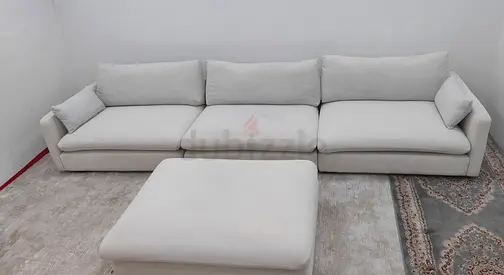 Very good condition clean OC Home Modular sofa with ottoman