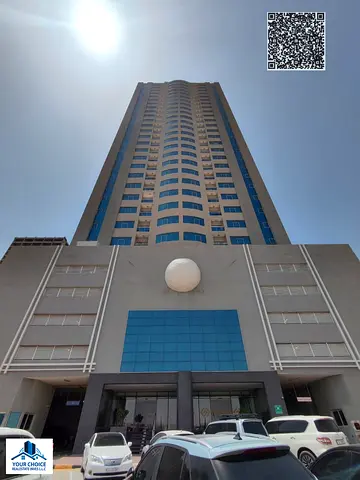 Available 2 Bedrooms Fully Furnished in Gulf Tower in Emirates City_Ajman / شقة بغرفتي نوم متاحة مفروشة بالكامل في برج الخليج في مدينة الإمارات_عجمان