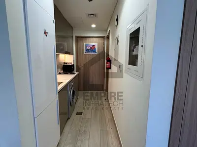 Fully furnished studio|Azizi Riviera 21| Pool view