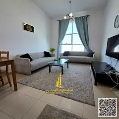 Furnished one-bedroom apartment for monthly rent ✅ in Ajman - Khalifa Street, City Towers ✔️ I