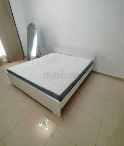 Ikea Askovol king size bed frame with Ikea mattress 180×200cm