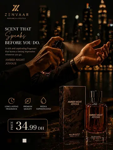 Zenvaar Amber Night Joyous Eau de Parfum - 100ml (New)