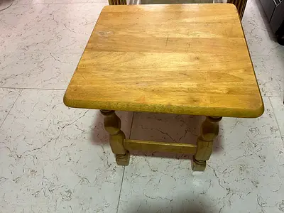 Wood Side Table for Sale