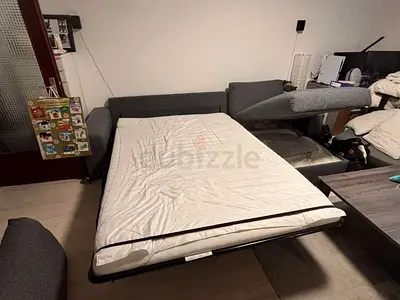 Perfect condition Ikea vimle lshape sofa bed with storage