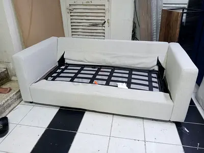 VIMLE Light beige 2-seater fabric SOFA BED in good condition