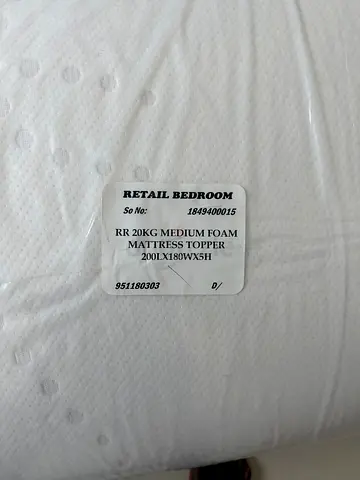 MEDIUM FIRM MATTRESS TOPPER