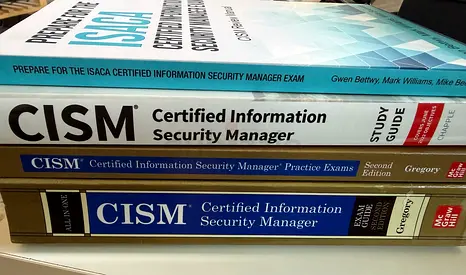 ISACA CISM  - 4 Study Books for exam