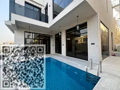Corner 5 Bedrooms Villa With Electricity, Water, Swimming Pool,Central AC, Super Deluxe Finishing An