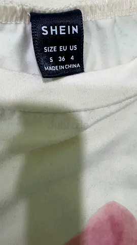 SHEIN womens top, size S (EU 36 / US 4) - light color