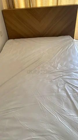 Bed, with storage box and mattress for sale