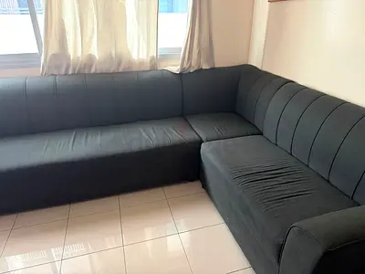 Dark Grey 3-Seater Sofa - Good Condition