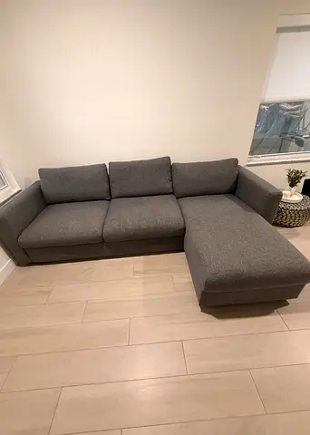 Ikea vimle L shape sofa bed with mattress