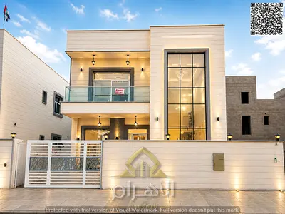 جاهزة للسكن بالكهرباء والمياه والمكيفات | فيلا فاخرة بالزاهية عجمان| 5 غرف نوم ماستر |بسعر تنافسي