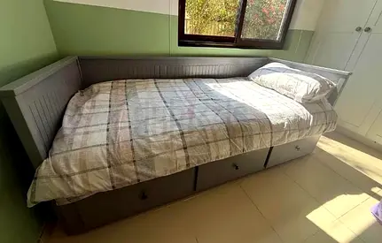Ikea Day bed with two mettreses available in perfect condition