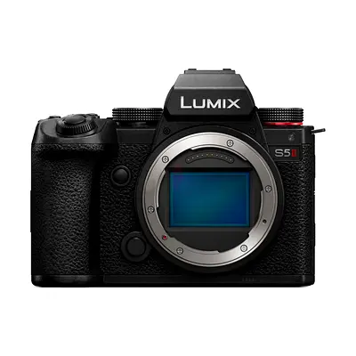 Panasonic Lumix S5 II full-frame mirrorless camera (body only) with 2 batteries.