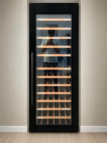 DARC latest model built-in dual zone temperature wine fridge 97 bottles capacity