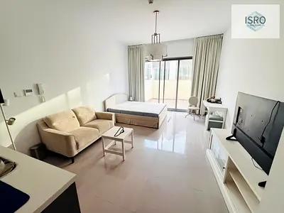 Studio available fully furnished || 40k 12 Cheques||