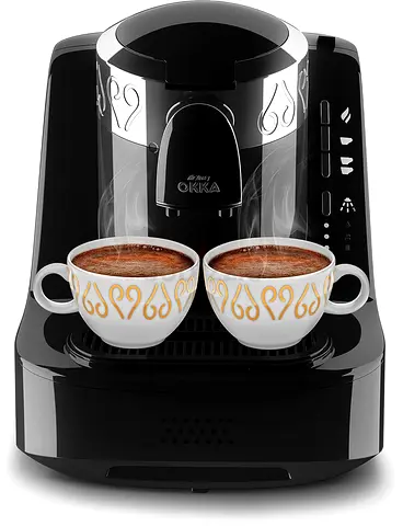 ARZUM OKKA Electric Turkish Coffee Maker - Black/Chrome (OK002)