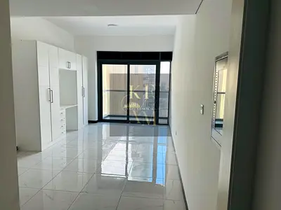 Open-Plan Studio | Balcony | Crystal Residence JVC