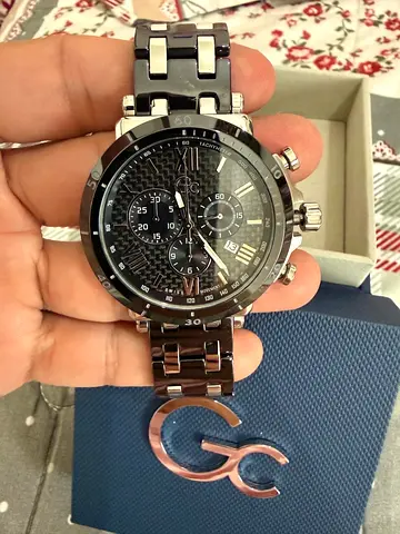 Gc Men Black Wrist Watch - Y44008G2MF