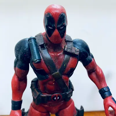 Deadpool action figure - used Marvel collectible