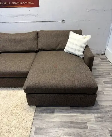 Cratebarrel Lounge deep L shape sofa