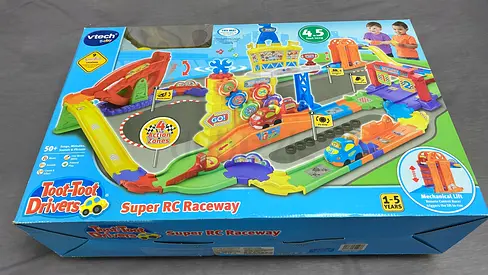 VTech Toot-Toot Drivers Super RC Raceway - Electronic Toy Car Track (New in Box)