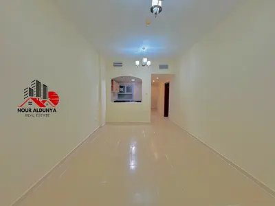 MONTHLY PAYMENTS - 12 CHEQUES - READY TO MOVE - SPACIOUS 1BHK WITH BALCONY RENT 46K - FAMILY BUILDING - CAR PARKING FREE - CLOSE TO NMC HOSPITAL