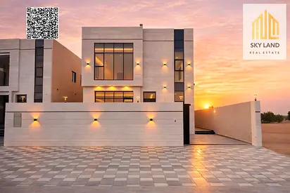 Own a distinctive villa with modern designs and personalized finishes in the Al Zahia area of ​​Ajman, close to services, malls, and main roads, with