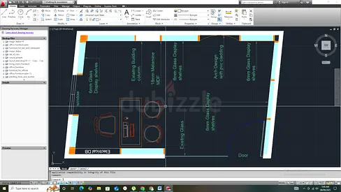 AutoCad Drawings 3D Design interior design government and mall Authorities appro