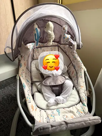 3-in-1 Baby Swing/Bouncer with Canopy and Mosquito Net