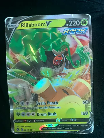 Rillaboom Pokémon card