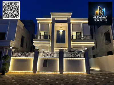 Modern villa for sale in Al Helio, Ajman | 6 master bedrooms, registration and ownership fees inclu