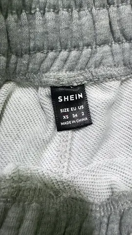 SHEIN Grey Elastic Waist Shorts - Size XS