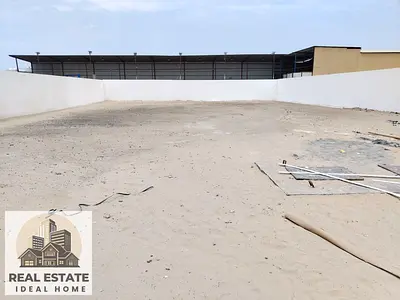 For Rent – Spacious Yard in Industrial Area 3, Sharjah 1 Office Kitchen, 1 Bathroom, 1 Office, Total Area: 9,000 sq. ft.