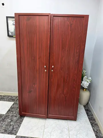 Wooden 2-Door Wardrobe / Armoire - Good Condition