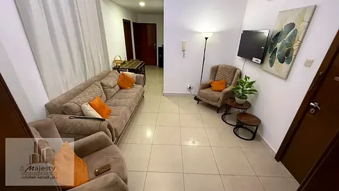 A unique opportunity for comfortable living in the Al Nahda area, within Al Reef 1 Tower, a fully furnished apartment with amenities