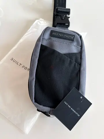 Built for Athletes™ Small Gray Crossbody / Waist Bag - New with Tags