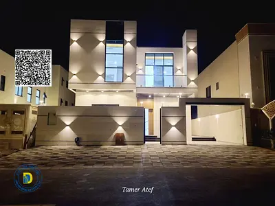 للبيع فيلا مودرن 5 غرف  بمنطقة الحليو2 عجمان شامل رسوم التسجيل تشطيب سوبر ديلوكس تملك حر لجميع الجنسيات تمويل بنك