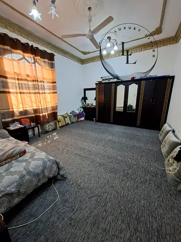 UPER FLOOR 4 BEDROOM HALL VILLA JUST 6500 AED MONTHLY BALOCNY COURTYARD AREA INSIDE PARKING