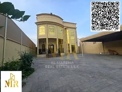 فيلا مودرن للبيع في منطقة المويهات 1– بعجمان شارع وسكة طابقين وروف موقع ممتاز مقابل حديقه ومسجدبسعر شامل كهرباء ومية ومكيفات