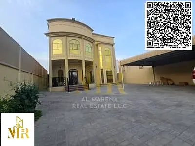 فيلا مودرن للبيع في منطقة المويهات 1– بعجمان شارع وسكة طابقين وروف موقع ممتاز مقابل حديقه ومسجدبسعر شامل كهرباء ومية ومكيفات