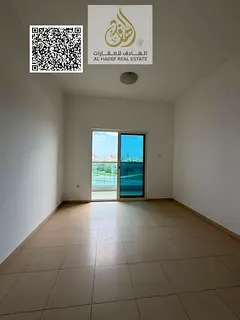 Two-bedroom apartment with a living room for annual rent in City Towers, open view.