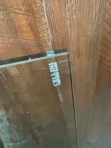Branded tempered glasstop Only 35x120cm