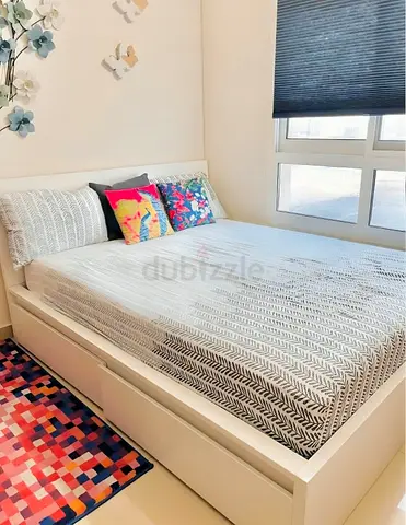 Ikea Bed and mattress/queen size