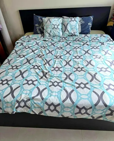 Ikea Queen size bed with mattress available in perfect condition