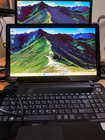 LG 22 Monitor + Laptop