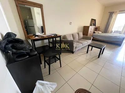 استوديو مفروش | شرفة | مناظر متعددة | برج ذا سكوير JVC 13