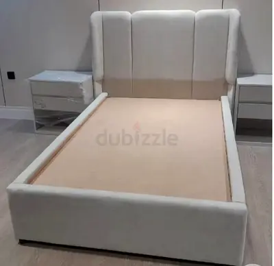 Light gray 120*200 double Bed