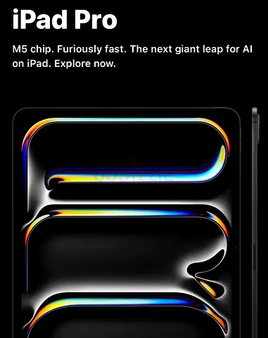 iPad Pro M5 13-inch Wi-Fi + Cellular 512GB with standard glass - Space Black